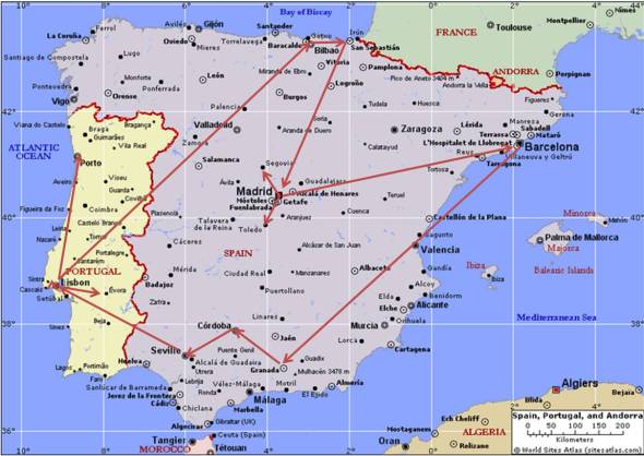 RECORRIDO ESPAÑA